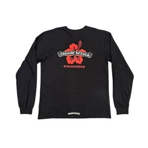 ❌SOLD❌ CHROME HEARTS Honolulu Exclusive Hibiscus Long Sleeve Shirt